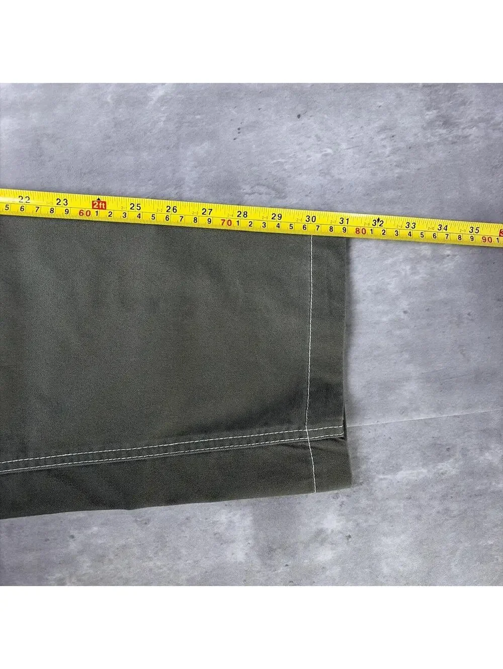 Y2K Olive Green True Religion Grunge Baggy Skater Pants